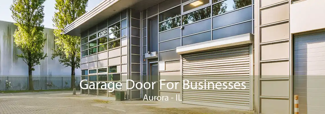 Garage Door For Businesses Aurora - IL