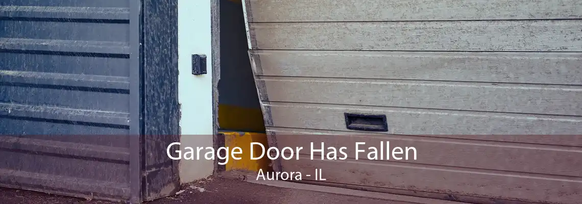 Garage Door Has Fallen Aurora - IL