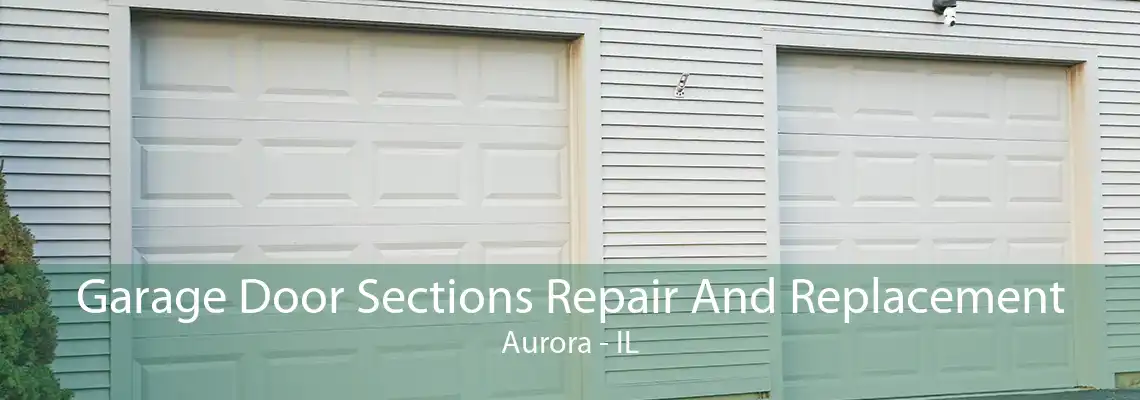 Garage Door Sections Repair And Replacement Aurora - IL