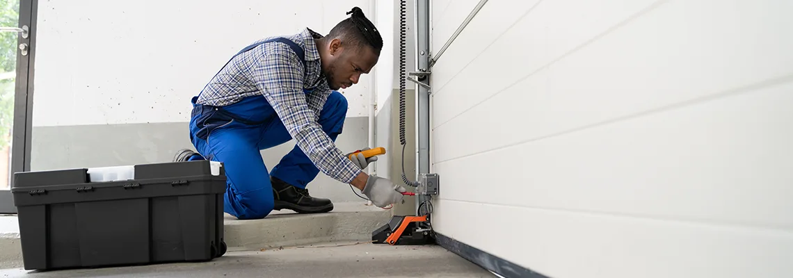 Repair Garage Door Not Closing But Light Flashing in Aurora, IL