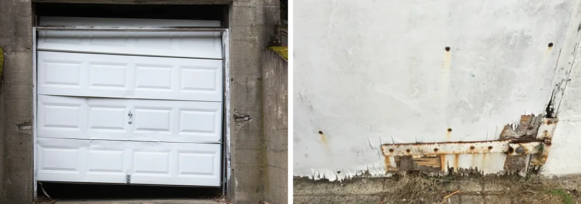 Rotten Commercial Garage Door Repair in Aurora, IL